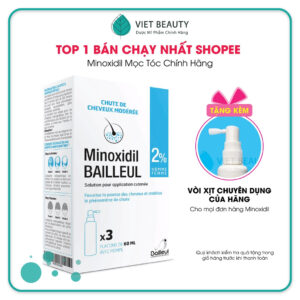 Xịt mọc tóc Minoxidil Bailleul 2%